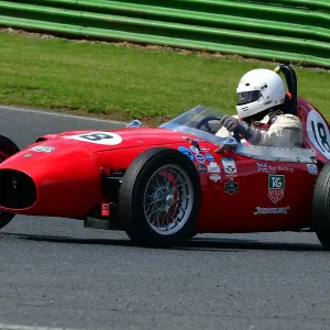 Print of Roger Woodbridge in Volpini FJ at Mallory Park
