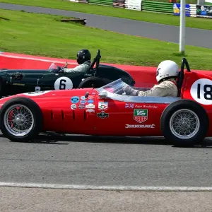 Print of Roger Woodbridge in Gemini Mk11 at Mallory Park