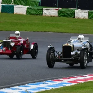 CJ9 5883 Jeffrey Edwards, Alvis Silver Eagle, Andrew Long, MG N Magnette CJ9 5883 Jeffrey Edwards, Alvis Silver Eagle, Andrew Long, MG N Magnette