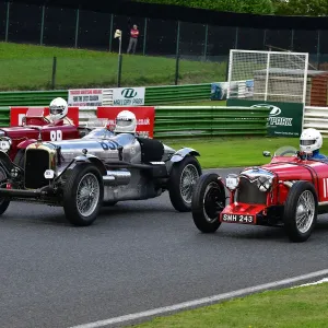 CJ9 5894 Jeffrey Edwards, Alvis Silver Eagle, Andrew Long, MG N Magnette CJ9 5894 Jeffrey Edwards, Alvis Silver Eagle, Andrew Long, MG N Magnette
