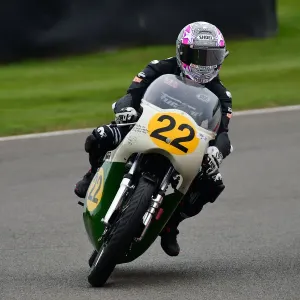 Lee Johnston and Tony Perkin on a Norton Manx 30M, Goodwood Revival Print Lee Johnston and Tony Perkin on a Norton Manx 30M, Goodwood Revival Print