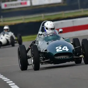 Print of CJ9 7662 Graham Barron, Gemini-BMC Mk2 at Goodwood Revival