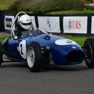 Print of a 1958-1962 Front engined Formula Junior at the Goodwood Revival