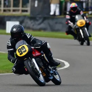Andy Clews and Tommy Hill on a Matchless G50 Print Andy Clews and Tommy Hill on a Matchless G50 Print