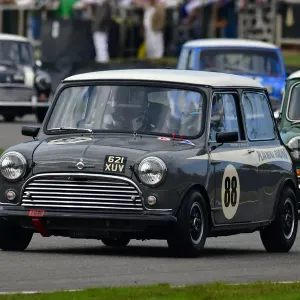 CJ9 8662 Nick Paddy, Martin Brundle, Morris Mini Cooper S CJ9 8662 Nick Paddy, Martin Brundle, Morris Mini Cooper S