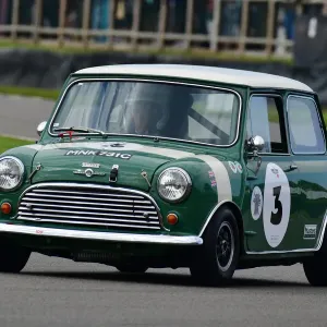 David Brabham in Morris Mini Coopers Print