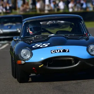 CJ9 8858 Alex Brundle, Richard Kent, Jaguar E-Type FHC CJ9 8858 Alex Brundle, Richard Kent, Jaguar E-Type FHC