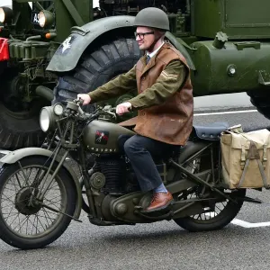 Goodwood Revival Victory Parade Motorcycle Print Goodwood Revival Victory Parade Motorcycle Print