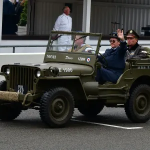 Willys Jeep Print - CJ9 9800 at Goodwood Revival Willys Jeep Print - CJ9 9800 at Goodwood Revival