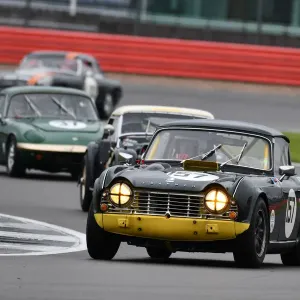 Triumph TR4 Print, Silverstone Grand Prix Circuit Triumph TR4 Print, Silverstone Grand Prix Circuit