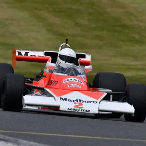 Masters Historic Festival, Brands Hatch Grand Prix Circuit, May 2021. Photographic Print Collection: Masters Historic Formula One