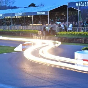 CM1 1941 Headlight trails through the chicane CM1 1941 Headlight trails through the chicane