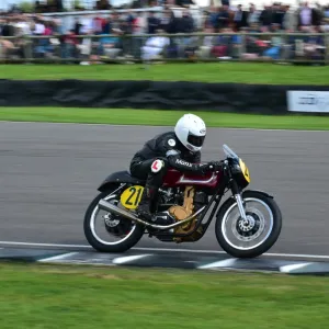 CM10 5986 Bernard Murray, Seb Perez, Norton Manx 500