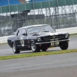 CM12 4529 Print: Nicholas Ruddell in a Ford Mustang at Silverstone