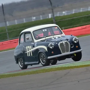 Silverstone Historic Racing Print - Austin A35 Academy
