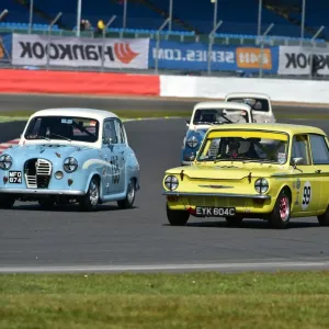 CM12 4973 Mike Dowsett, Hillman Rallye Imp, Bruce Chapman, Austin A35 Academy CM12 4973 Mike Dowsett, Hillman Rallye Imp, Bruce Chapman, Austin A35 Academy