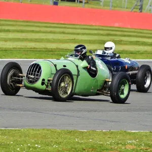 CM12 8266 Print: A photograph of a classic car racing at Silverstone CM12 8266 Print: A photograph of a classic car racing at Silverstone