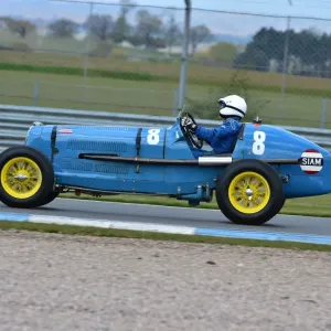 CM13 0014 Print: David Morris in ERA R5B at Donington Historic Festival CM13 0014 Print: David Morris in ERA R5B at Donington Historic Festival