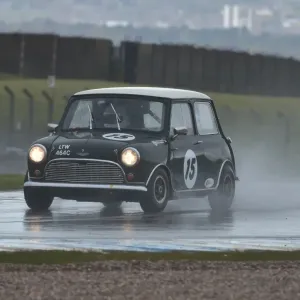 Austin Mini Coopers Print, Donington Historic Festival 2016 Austin Mini Coopers Print, Donington Historic Festival 2016