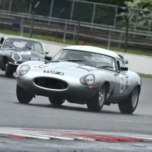 Print of Jaguar E-Type at Silverstone, May 2016