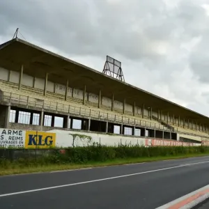Reims-Gueux GP Pits and Grandstand Print Reims-Gueux GP Pits and Grandstand Print