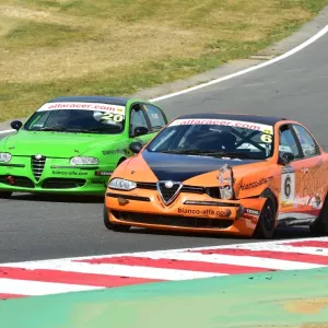 CM15 7907 Simon Cresswell, Alfa Romeo 156, John Billingsley, Alfa Romeo 147
