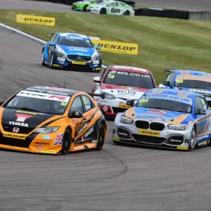 Print of Gordon Shedden's Honda Civic Type R at Rockingham Print of Gordon Shedden's Honda Civic Type R at Rockingham