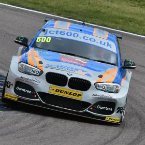 Print of a BMW 125i M Sport at Rockingham Motorsport Speedway Print of a BMW 125i M Sport at Rockingham Motorsport Speedway