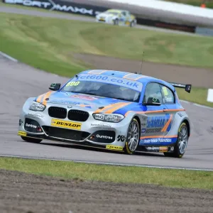 Print of a BMW 125i M Sport at Rockingham Motorsport Speedway Print of a BMW 125i M Sport at Rockingham Motorsport Speedway