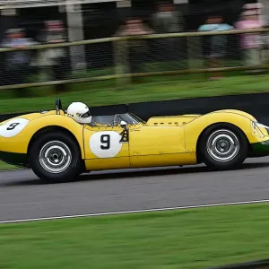 Goodwood Revival 2016 Print - Lister Jaguar Knobbly