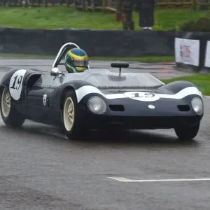 Goodwood Revival 2016 Print - Elva BMW Mk7S in Wet Conditions