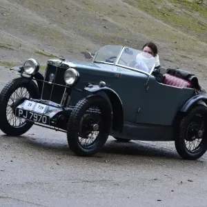 CM17 5135 Miss Corinne Davies-Griffith, MG M Type CM17 5135 Miss Corinne Davies-Griffith, MG M Type