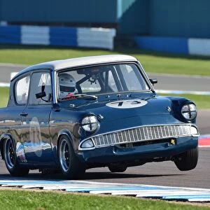 CM18 4739 Robyn Slater, Ford Anglia 105E, Historic Touring Cars