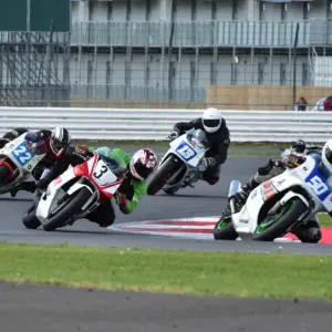 Silverstone Bike Racing Print - Kawasaki and Yamaha Motorcycles Silverstone Bike Racing Print - Kawasaki and Yamaha Motorcycles