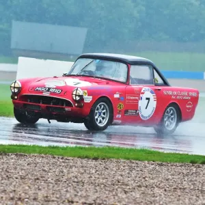 Print of a Sunbeam Alpine Sport at Donington Park Print of a Sunbeam Alpine Sport at Donington Park