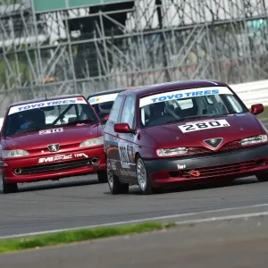 CM21 6126 Ken Adlard, Alfa Romeo 145, Rahim Baloo, Peugeot 306 GTi CM21 6126 Ken Adlard, Alfa Romeo 145, Rahim Baloo, Peugeot 306 GTi