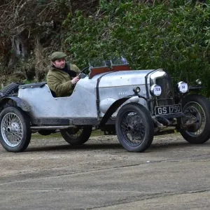 Vintage Sports Car Print at Brooklands Vintage Sports Car Print at Brooklands