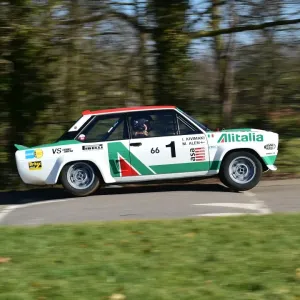 CM22 4920 Print of a FIAT 131 Abarth on a Rally Stage CM22 4920 Print of a FIAT 131 Abarth on a Rally Stage
