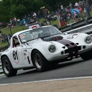 Print of a TVR Griffith on track Print of a TVR Griffith on track