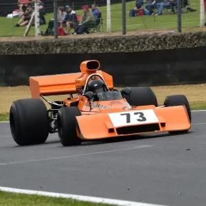 Print of a 1960s Formula 5000 car racing at Brands Hatch Print of a 1960s Formula 5000 car racing at Brands Hatch