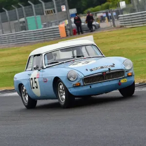 MG B Print, Silverstone International Trophy Meeting, June 2018