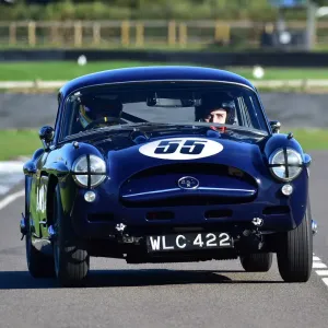 CM25 9244 Print: Richard Woolmer in Jensen 541 R at Goodwood CM25 9244 Print: Richard Woolmer in Jensen 541 R at Goodwood