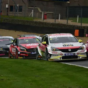 Print of Jason Plato in his Vauxhall Astra at Brands Hatch Print of Jason Plato in his Vauxhall Astra at Brands Hatch