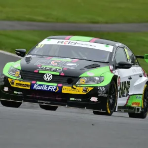 Print of a Volkswagen CC at Brands Hatch Print of a Volkswagen CC at Brands Hatch