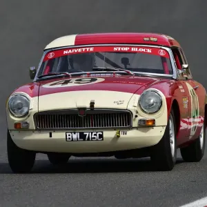 CM28 0446 Print: Simon Milner, Ross Milner in their MGB at Brands Hatch CM28 0446 Print: Simon Milner, Ross Milner in their MGB at Brands Hatch