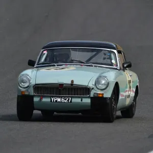 Print of Niall Sinclair's MGB at Brands Hatch Print of Niall Sinclair's MGB at Brands Hatch