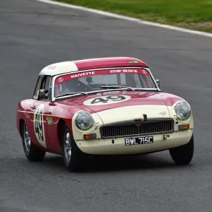 CM28 1857 Print, Simon Milner and Ross Milner in their MGB at Brands Hatch CM28 1857 Print, Simon Milner and Ross Milner in their MGB at Brands Hatch