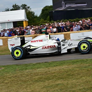 CM28 7713 Rubens Barrichello, Anthony Davidson, Brawn-Mercedes BGP 001