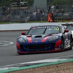 BTCC 2019, Rounds 25, 26, 27, Silverstone, September 2019 Framed Print Collection: Ginetta GT4 SuperCup