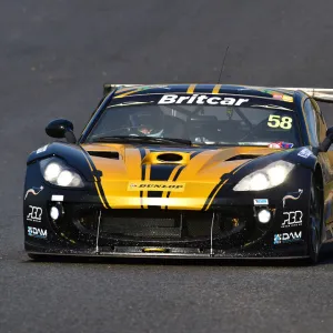 BARC, Britcar into the Night Races, Brands Hatch. Framed Print Collection: Dunlop Endurance Championship 2019